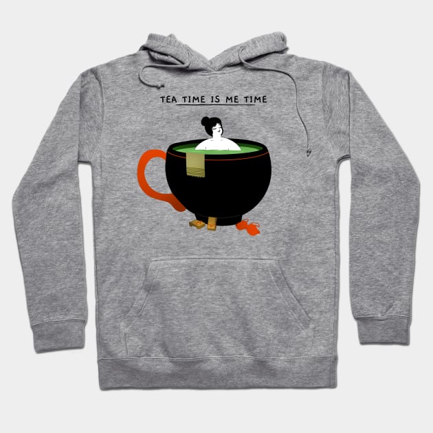 Tea Time is Me Time Hoodie by Octeapus